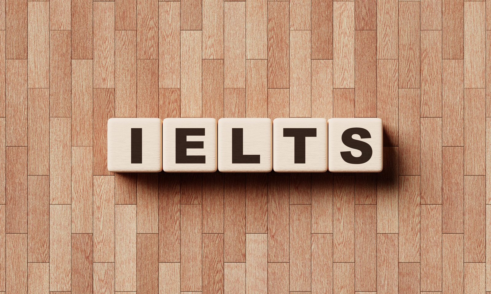 IELTS words from wooden blocks with letters. Education courses and tests of English as a foreign language concept. 3D illustration renderingIELTS words from wooden blocks with letters. Education courses and tests of English as a foreign language concept. An international standardized test of English language. 3D illustration rendering